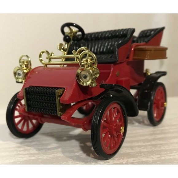 Vintage Red1903 Model Car With Gold Accents & Black Seats 3.5 X  3' - Picture 11 of 16